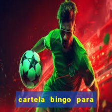 cartela bingo para cha de cozinha imprimir gratis